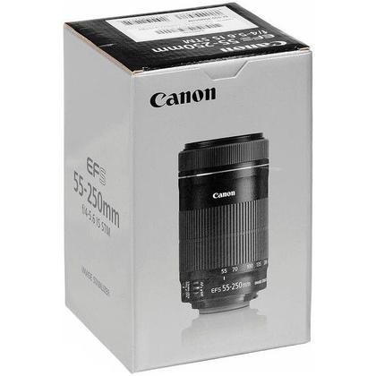 【C5822】Canon EF-S 55-250mm F4-5.6 IS STM Lente Canon EF-S 55-250mm f/4-5.6 IS STM - Lentes - Magazine