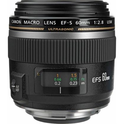 Lente Canon Ef-s 60mm F2.8 Macro Usm - Lentes - Magazine Luiza