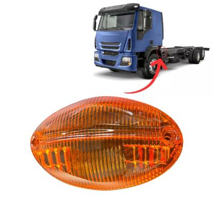 Imagem de Lente da Seta do Paralama Iveco Tector Cursor Amarela