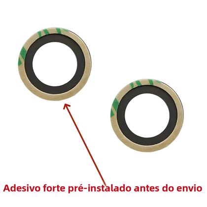 Imagem de Lente De Câmera Traseira Para iPhone 13 14 15 16 pro MAX MINI Com Adesivo Para Substituição