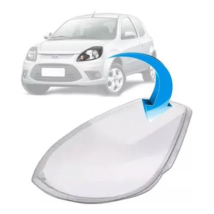 Imagem de Lente Do Farol Lado Esquerdo Ford Ka 1.0 1.6 2007 A 2011