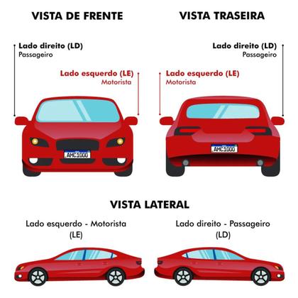 Imagem de Lente Espelho Retrovisor Metalizado Com Base Corsa Montana 2002 A 2010