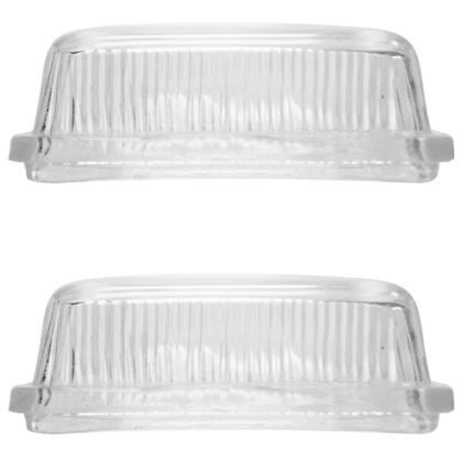Imagem de Lente Farol Milha Auxiliar Espero 1994 1995 1996 1997 Transparente Estriada Vidro