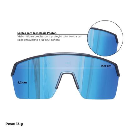 Imagem de Lente performance óculos HB Presto 2.0 Blue Chrome espelhada