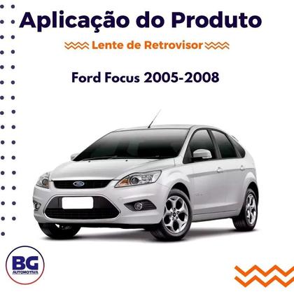Imagem de Lente retrovisor com base focus 2005-2008 ld esquerdo