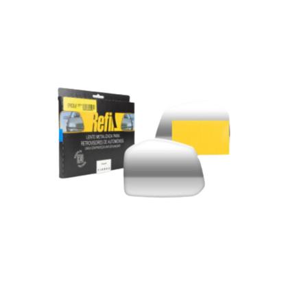Imagem de Lente Retrovisor Sem Base Prata Metalizado Convexo Lado Esquerdo Civic 2017 a 2020