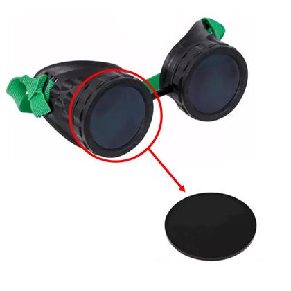 Imagem de Lente Vidro Óculos Maçariqueiro Redondo 5cm Escuro N8 20 Pcs