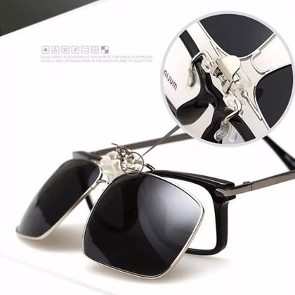 Imagem de Lentes Clip On Para Óculos Polarizadas Proteção U V 400