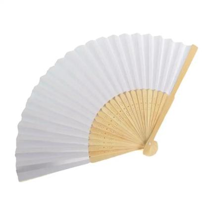 Imagem de Leque De Mão Dobrável De Bambu 1-50 Peças Decoração Para Festas De Casamento Artesanato DIY Leque De
