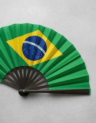 Imagem de Leque De Mão Pequeno Copa Do Mundo 2026 Torcida Bolsa Bolso