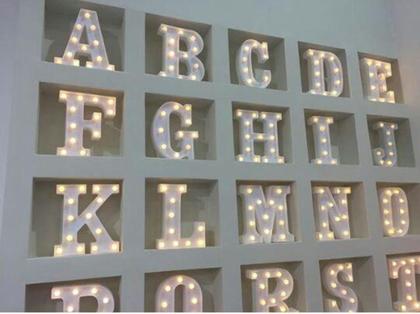 Imagem de Letra LED Decoração Festa - B - 01 unidade