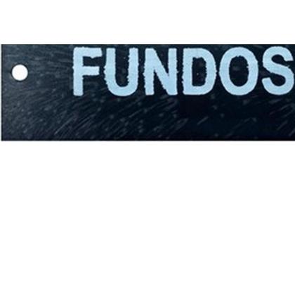 Imagem de Letra Retangular Pvc ''Fundos'' Caiado - Kit C/25 Pecas