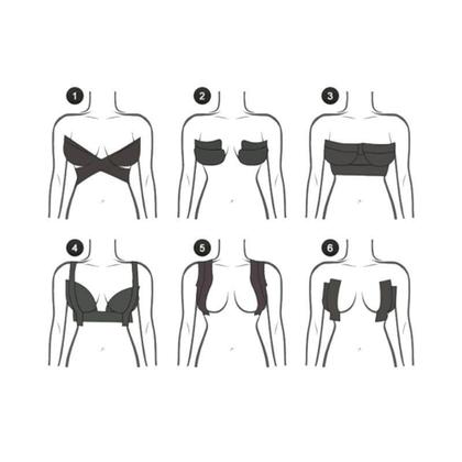 Imagem de Levanta Peito Adesivo Seios Sutiã Fita Push Up Invisível 5m - Boob Tape