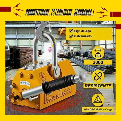 Imagem de Levantador Magnético 2000KG LM2000 ACM TOOLS