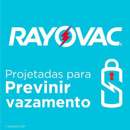 Imagem de Leve 4 Pague 3 Pilhas Alcalinas Rayovac Palito Aaa