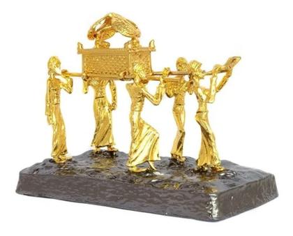 Imagem de Levitas Com Arca Da Aliança Banhado A Ouro - Import Israel