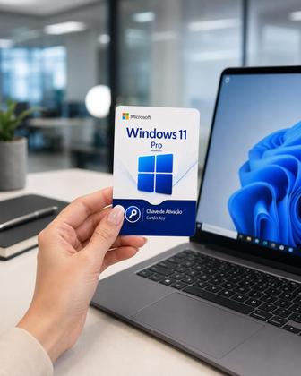 Imagem de Licença Microsoft Windows 11 Pro, 64 Bits, Original Chave Vitalícia, Cartão Físico