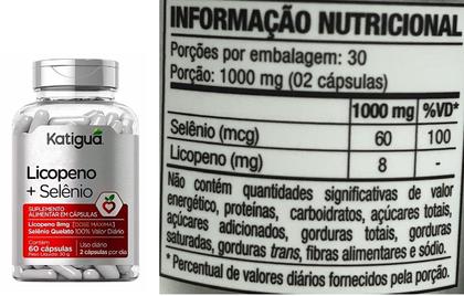 Imagem de Licopeno + Selênio 60 Capsulas Katigua