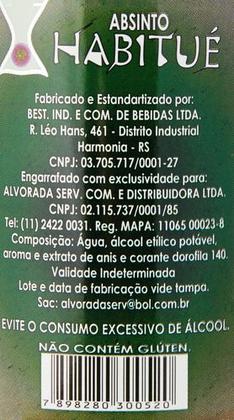 Imagem de Licor Fino de Absinto Habitue 700ml