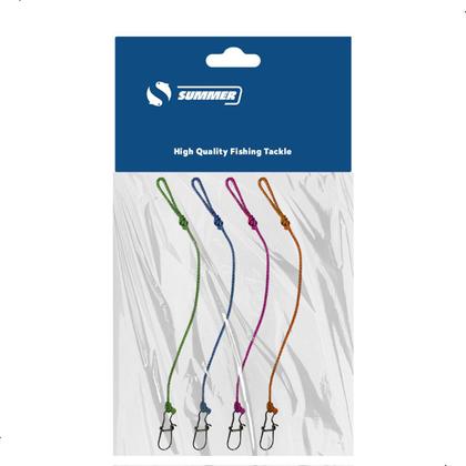 Imagem de Líder Para Pesca de Traíra Multifilamento Com Snap Kit 4pçs