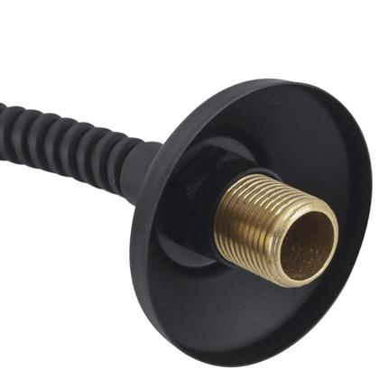 Imagem de Ligação flexivel 40cm metal black matte agua quente fria jed