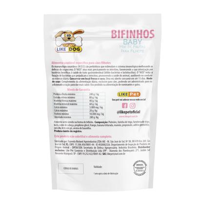 Imagem de Like Dog Baby Mix de Frutas com Leite 65gr - Kit 6 Unidades - Petisco para Cachorro