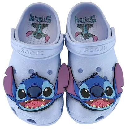 Imagem de Lilo Stitch Crocs Para Meninos Meninas Adultos Antiderrapante Respirável Casual Sapatos De Praia