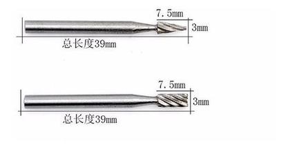 Imagem de Lima E Fresa Rotativa P/micro Retifica 1/8 Kit C/6pç
