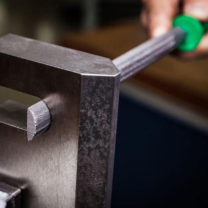 Imagem de Lima Meia-Cana Bastarda de 8 Pol. com Cabo - KF-4908BC