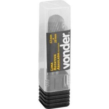 Imagem de Lima rotativa abaulada, 12,0 mm x 25,0 mm, com haste 6,0 mm, VONDER