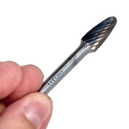 Imagem de Lima Rotativa Árvore Arredondada 10 X 20Mm Md Corte Simples