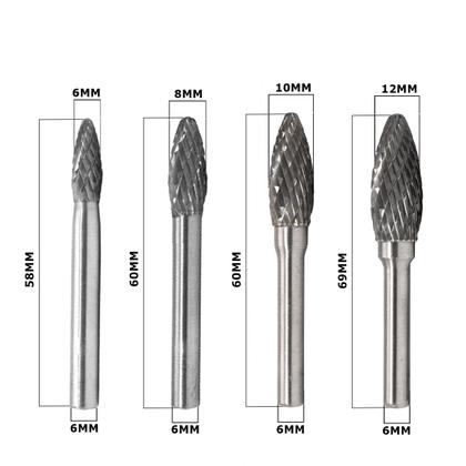 Imagem de Lima Rotativa Labareda 10mm Metal Duro Tungstênio - Ômega