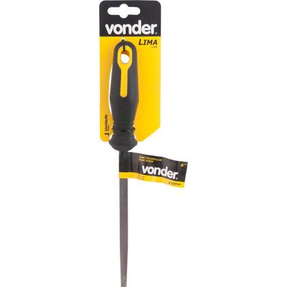 Imagem de Lima triangular slim taper 4" com cabo plástico - Vonder