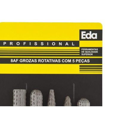 Imagem de Limas Groza Eda Rotativa Jogo Com 5 Pecas - 8Af