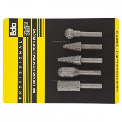 Imagem de Limas Groza Eda Rotativa Jogo Com 5 Pecas - 8Af