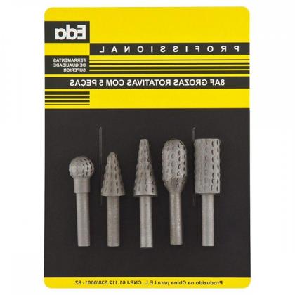 Imagem de Limas Groza Eda Rotativa Jogo Com 5 Pecas - 8Af