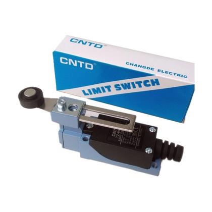 Imagem de Limite Fim De Curso Chave com Roldana Ajustável 45º 1na + 1nf resistente a água e pó