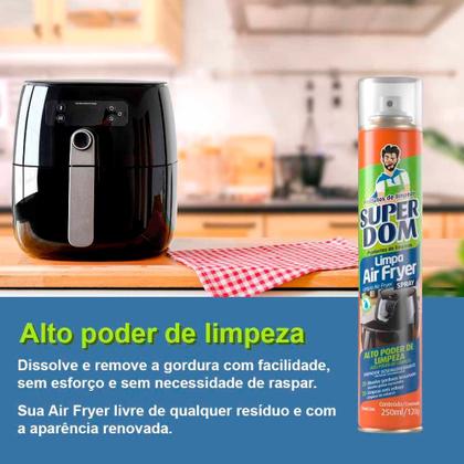 Imagem de Limpa Air Fryer Super Dom Spray 250ml Desengordurante