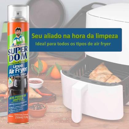 Imagem de Limpa Air Fryer Super Dom Spray 250ml Desengordurante