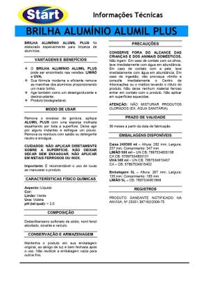 Imagem de Limpa Alumínio Uva 500 Ml Alumil Start