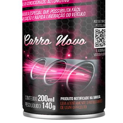 Imagem de Limpa Ar Condicionado Higienizador 200ML Carro Novo Orbi