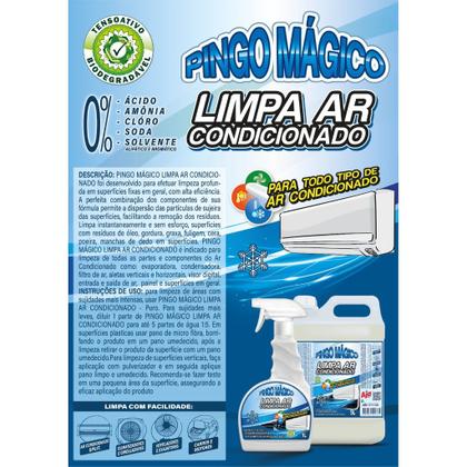Imagem de Limpa Ar Condicionado Pingo Mágico 5L