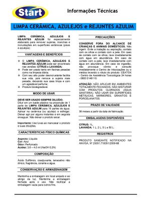 Imagem de Limpa Azulejo Concentrado 5 Litros Azulim Start