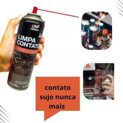 Imagem de Limpa  contato alta performace eletrica spray orbi  300ml 