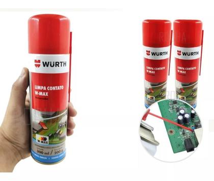 Imagem de Limpa Contatos Eletrônicos Wurth 300 Ml - Removedor