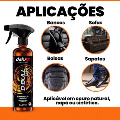 Imagem de Limpa Couro D-bull Limp 500ml Delux