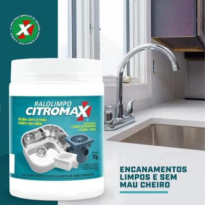 Imagem de Limpa Esgoto Citromax Ralo Limpo 70g