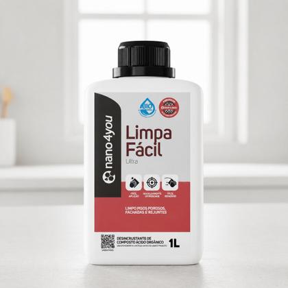 Imagem de Limpa Fácil Ultra Nano4you 1L Limpeza Pesada para Piso, Pedras e Superfícies Porosas e Porcelanato Acetinado