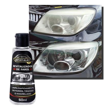 Imagem de Limpa Farol Batom Black 50ml para faróis amarelados