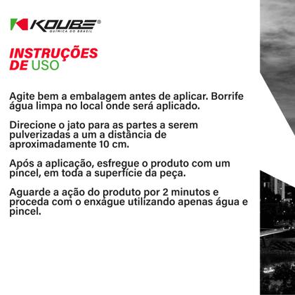 Imagem de Limpa Freios 160ml Limpeza de Freios e Embreagens KOUBE